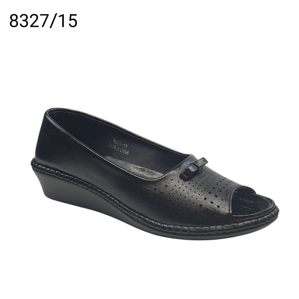 جزمة مفتوح نسائي  8327/15  اسود    38-43  