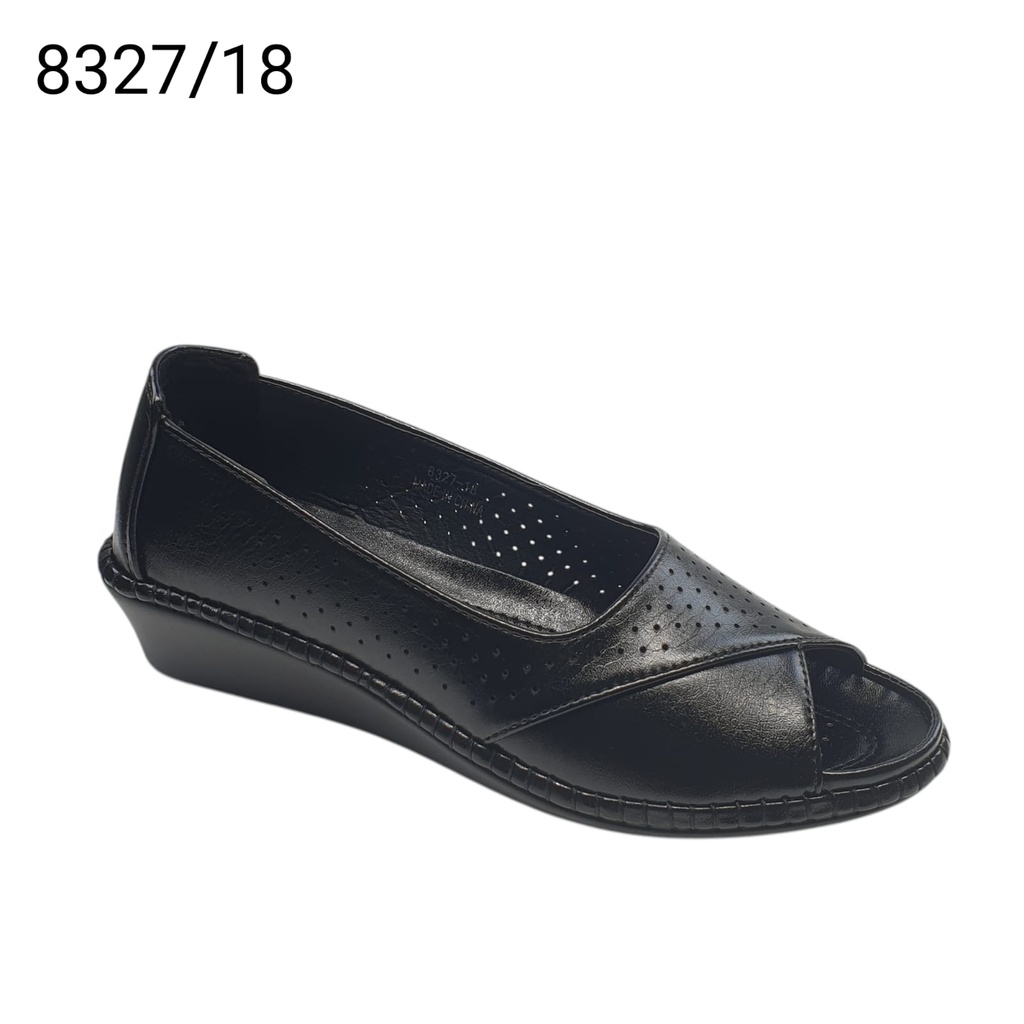 جزمة مفتوح 8327/18  اسود   37-42 E6  