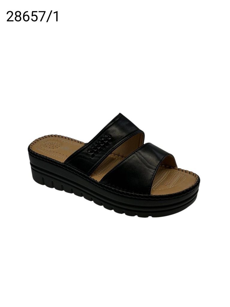 شبشب نسائي28657/1 اسود37-41  D6