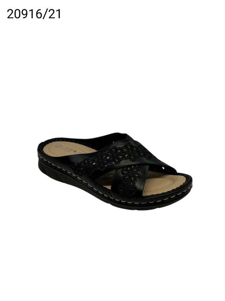 شبشب نسائي  20916/21  اسود  38-43 