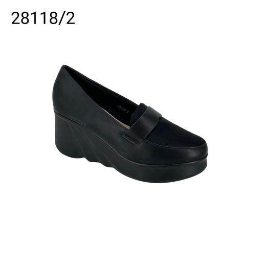 جزمة نسائي  28118/2  اسود حديدة   36-41      B3