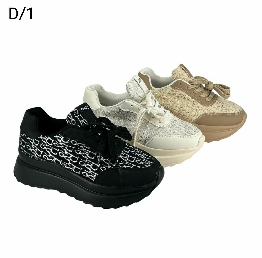 سبورت نسائي  D/1  اسود    37-41      F6