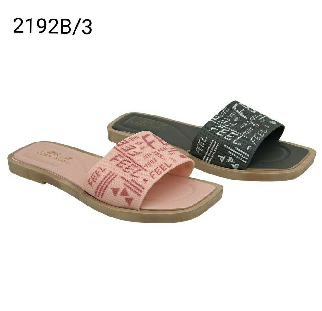 بلستك نسائي  2192B/3  ملون    37-41   شد36   A5