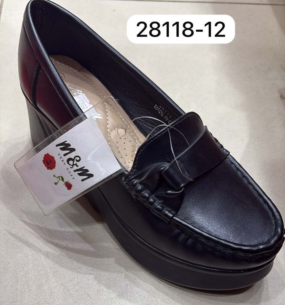 جزمة نسائي  28118/12  اسود    36-41      B3