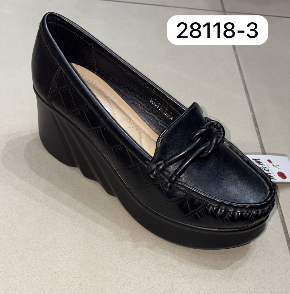 جزمة نسائي  28118/3  اسود    36-41      d5