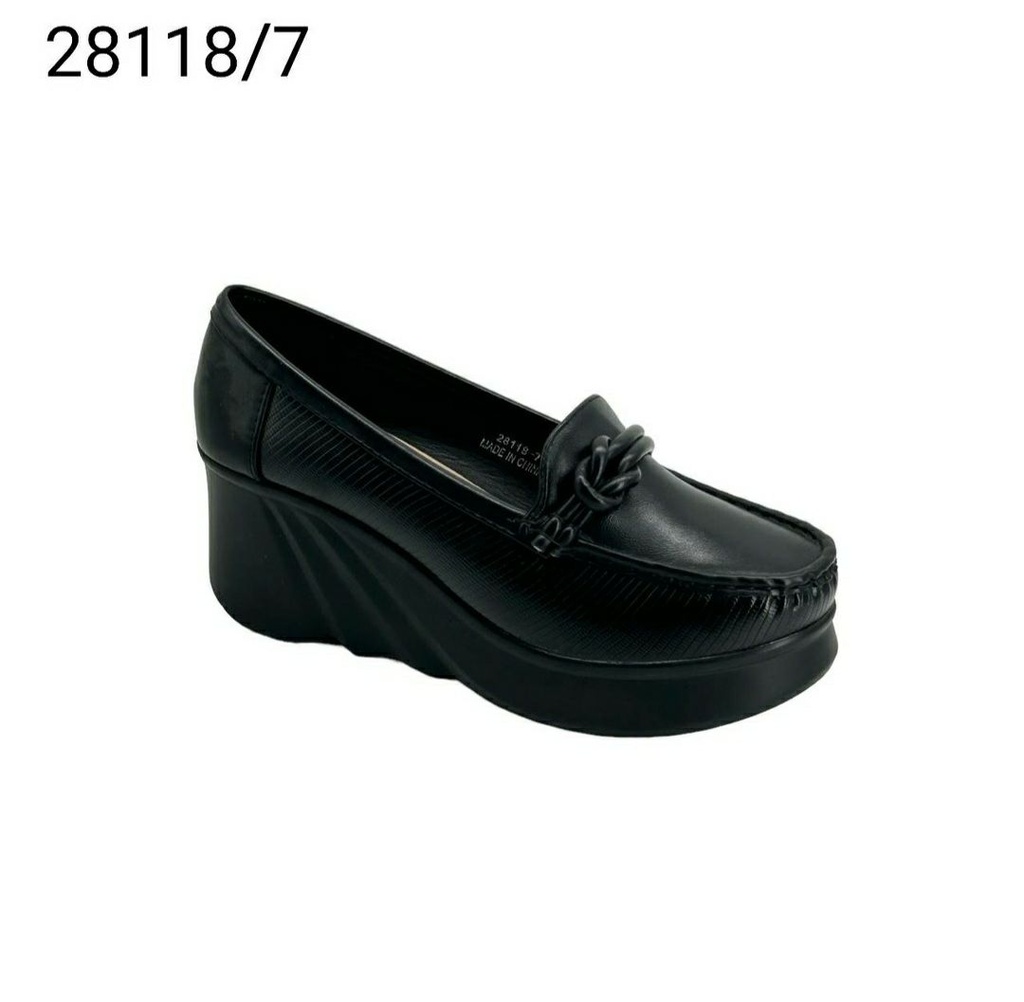 جزمة نسائي  28118/7  اسود    36-41      B3