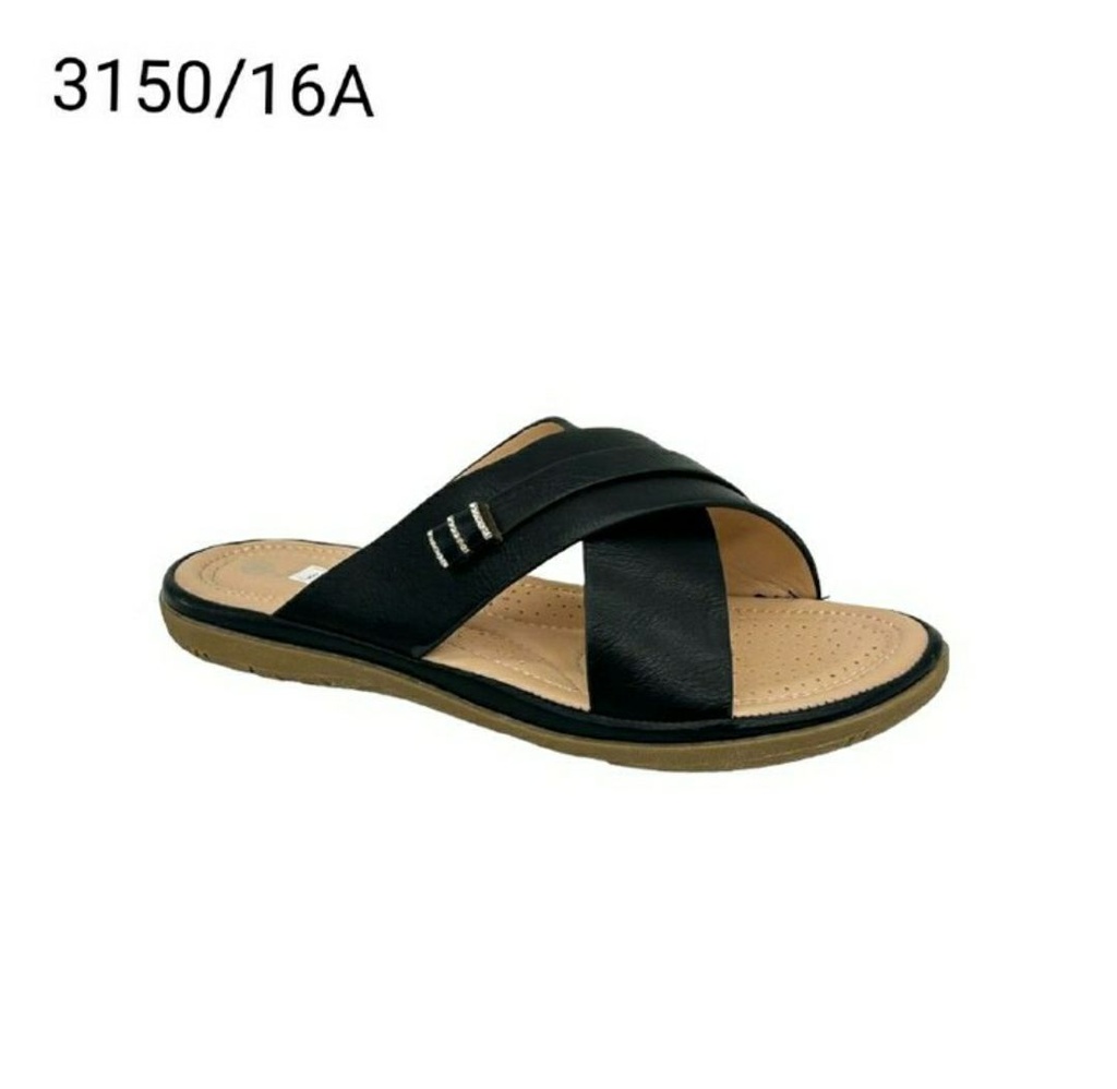 شبشب نسائي  3150/16A  اسود37-41  B3