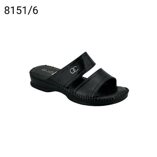 شبشب نسائي  8151/6  اسود    38-43      B4