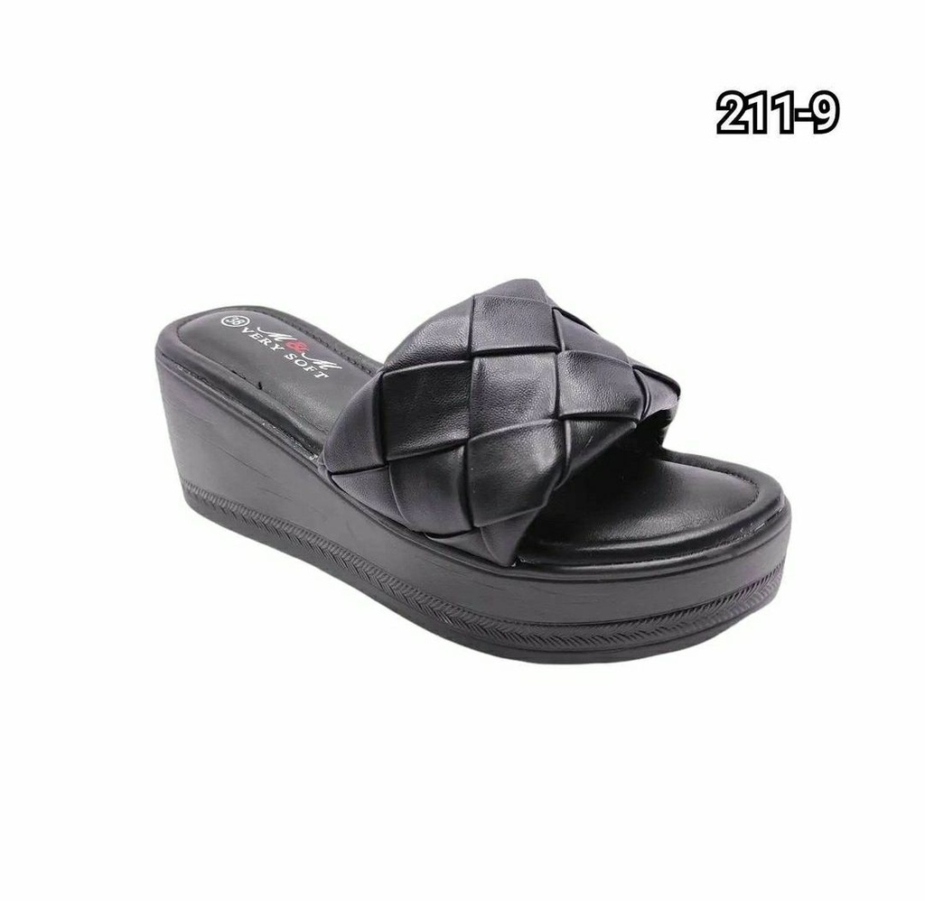 شبشب نسائي  211/9  اسود    37-41      B6