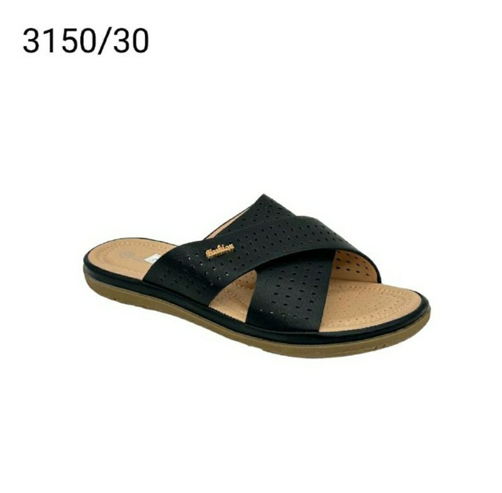 شبشب نسائي  3150/30  اسود    37-41      D3