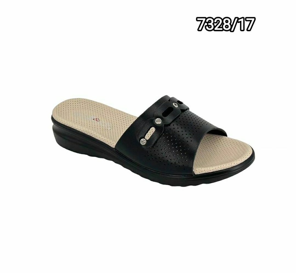 شبشب نسائي  7328/17  اسود    38-43      E4