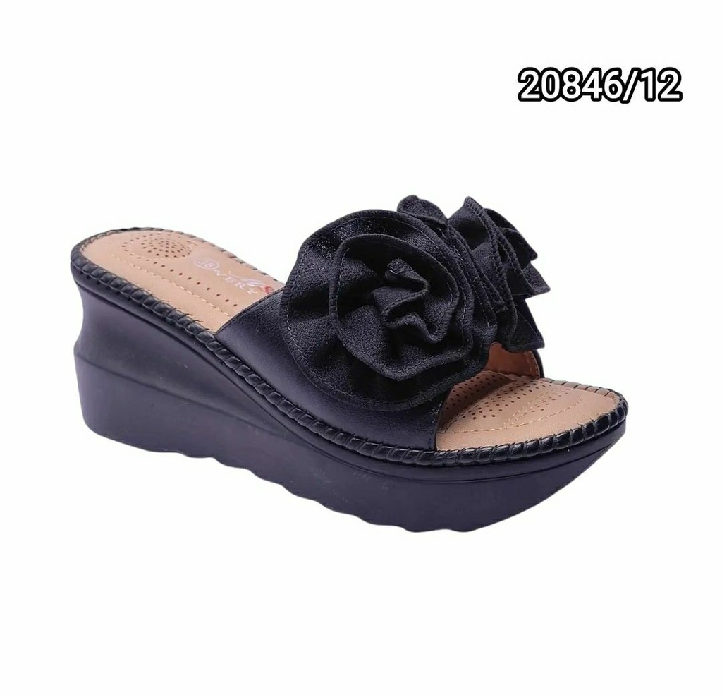 شبشب نسائي  20846/12  اسود    37-41      E6