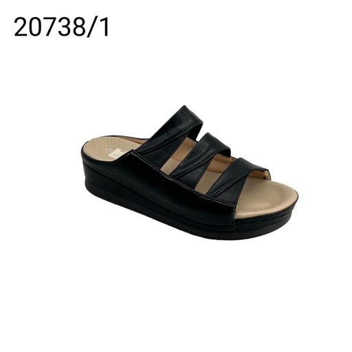 شبشب نسائي  20738/1  اسود    37-41      E6