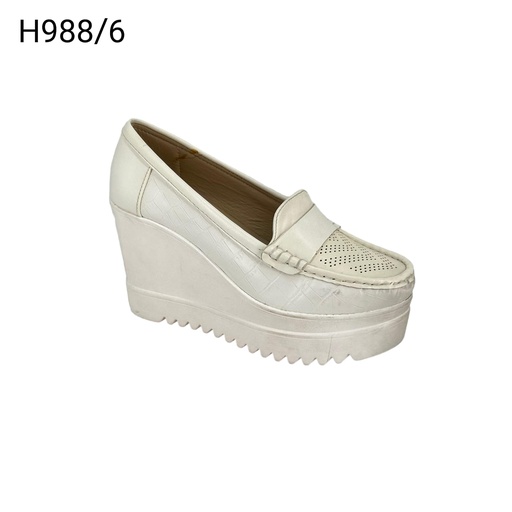 جزمة نسائي  H988/6  ابيض    36-41      F4