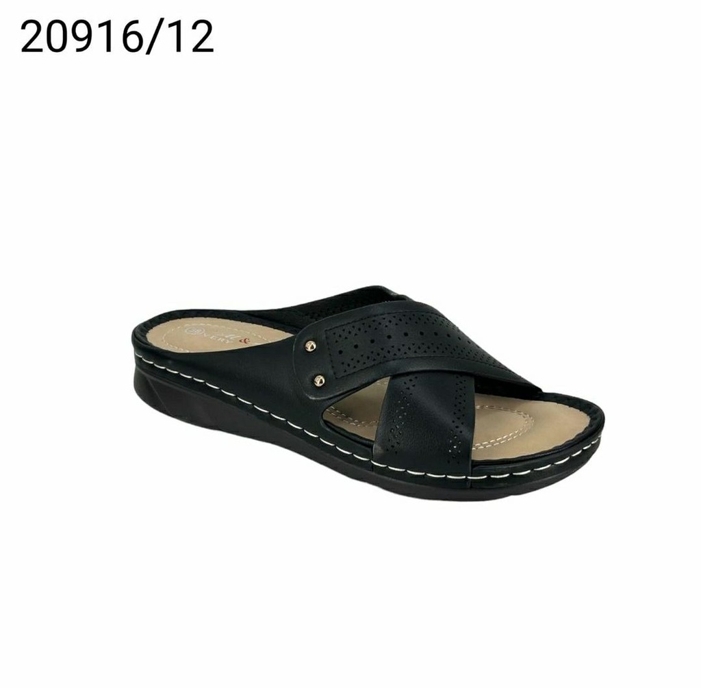 شبشب نسائي  20916/12  اسود    37-42      E6