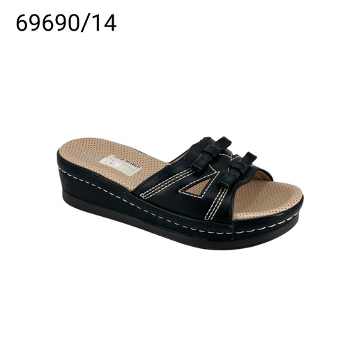 شبشب نسائي  69690/14  اسود    37-42      D6