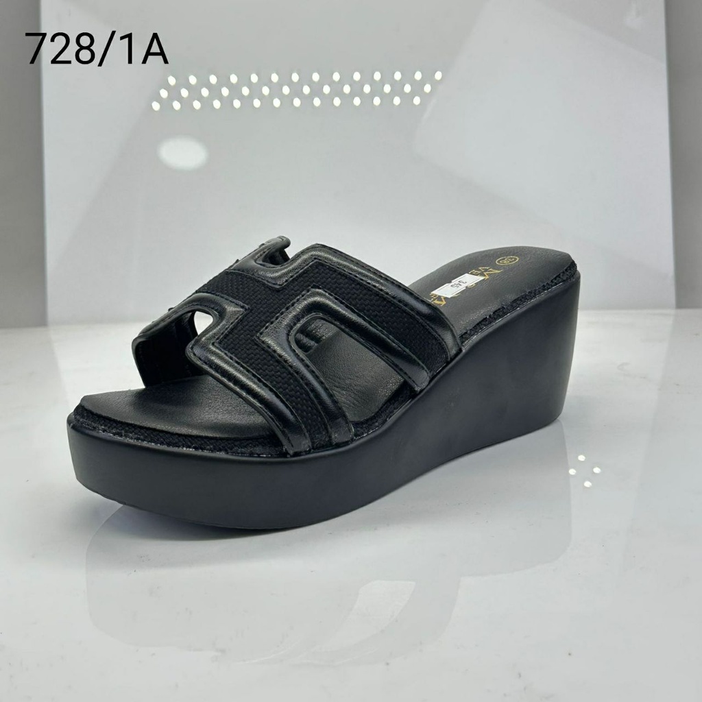 شبشب 728/1A  اسود36-41   E3