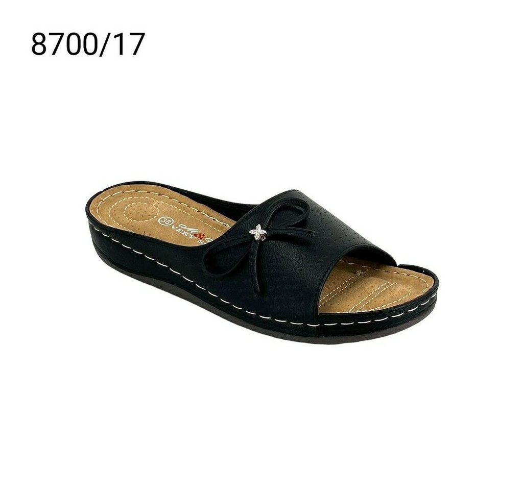 شبشب نسائي  8700/17  اسود    38-42      B5