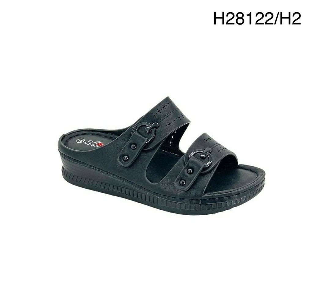 شبشب نسائي  H28122/H2  اسود    37-41      E4