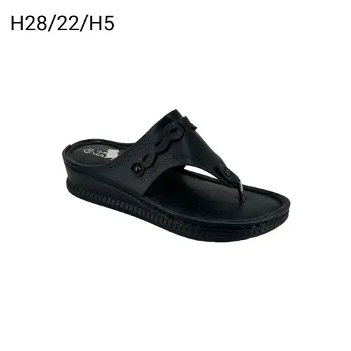 شبشب نسائي  H28122/H5  اسود    37-41      B5