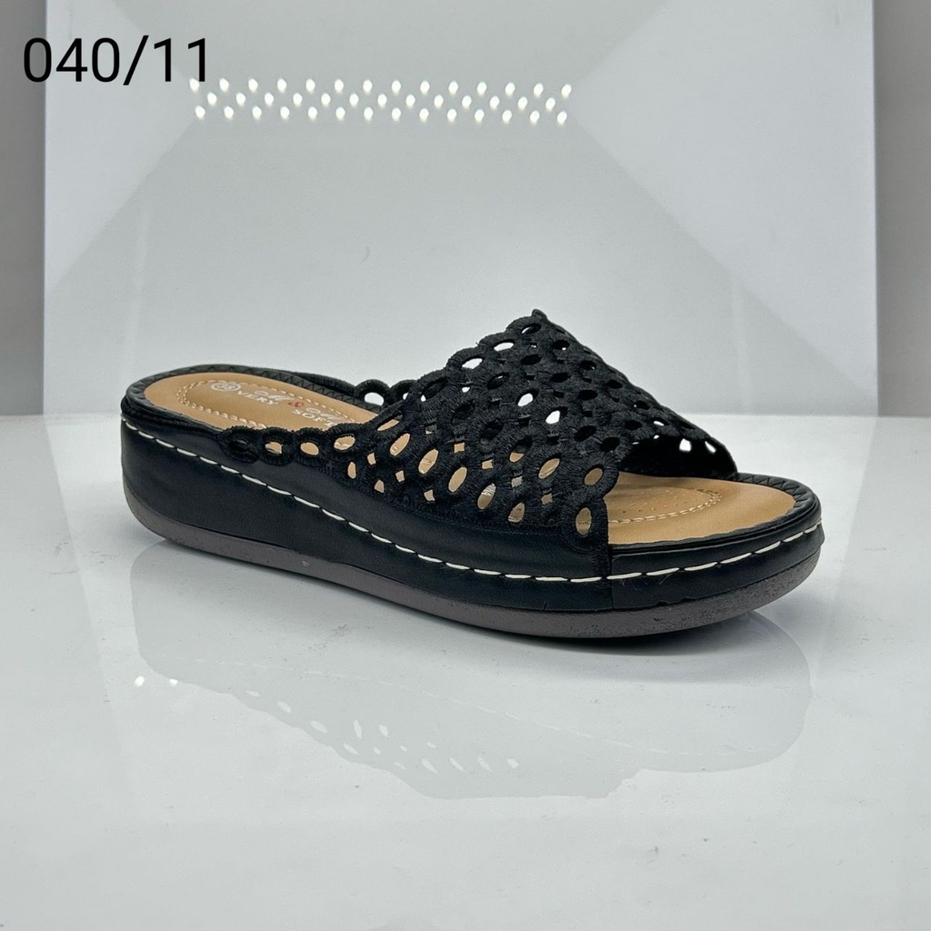 شبشب نسائي  040/11  اسود    37-42   D5