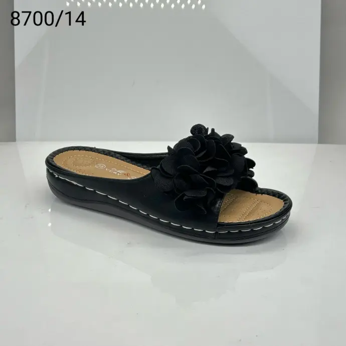 شبشب نسائي  8700/14  اسود    38-42   B4