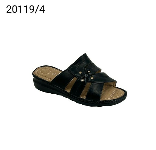 [20119/4] شبشب نسائي  20119/4  اسود    37-41      B3