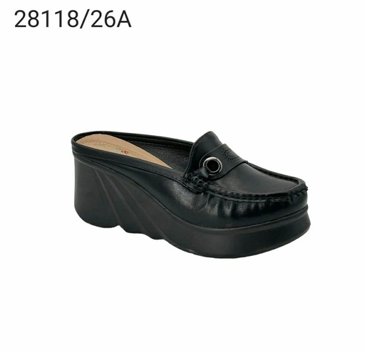 [28118/26A] سابو نسائي  28118/26A  اسود    36-41      B5