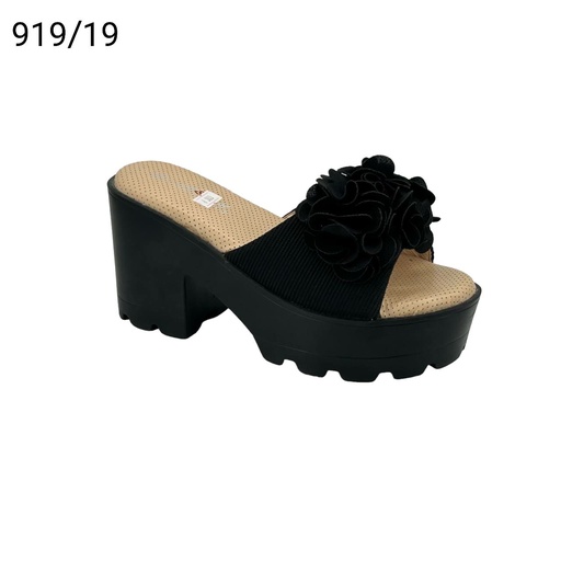 [919/19] شبشب نسائي  919/19  اسود    37-41      B6