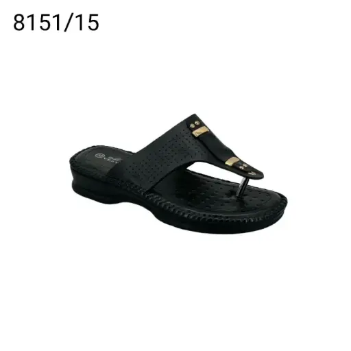 [8151/15] شبشب نسائي  8151/15  اسود    38-43      C3