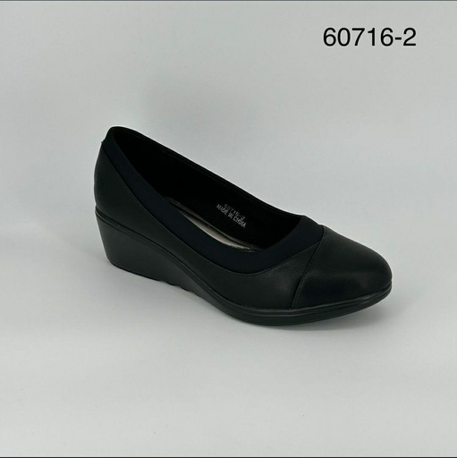 [60716/2] جزمة نسائي  60716/2  اسود    36-41      D4