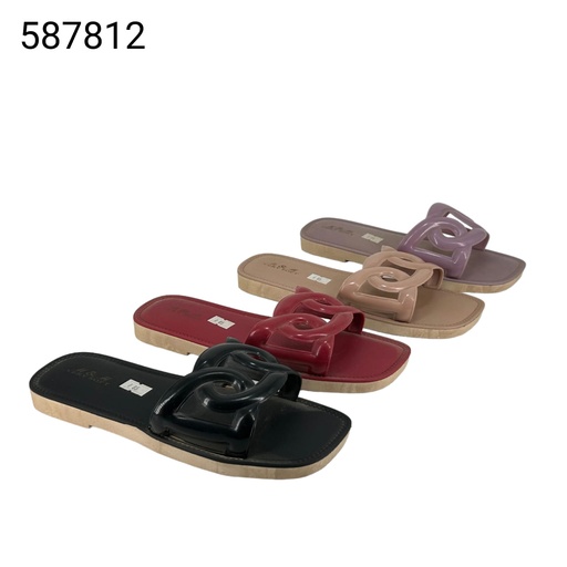 [587812] بلاستك نسائي  587812  ملون    38-42   شد36   F6