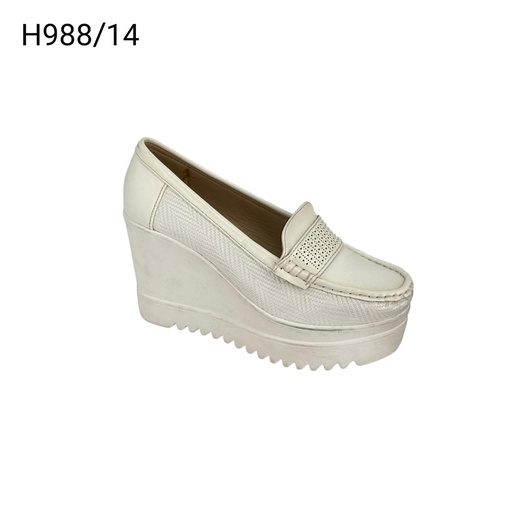 [H988/14] جزمة   H988/14ابيض36-41 F2