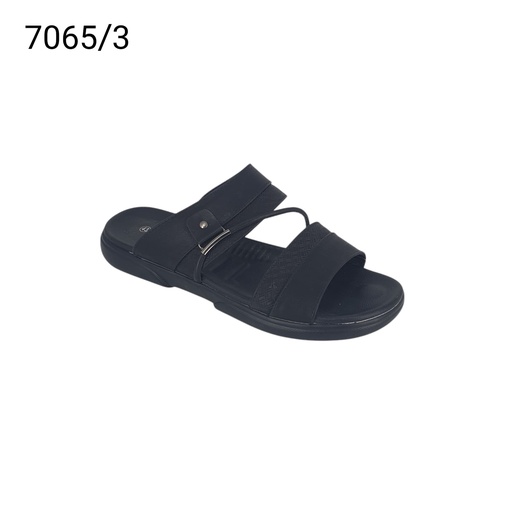 [7065/3] شبشب رجالي  7065/3  اسود    40-45      E6