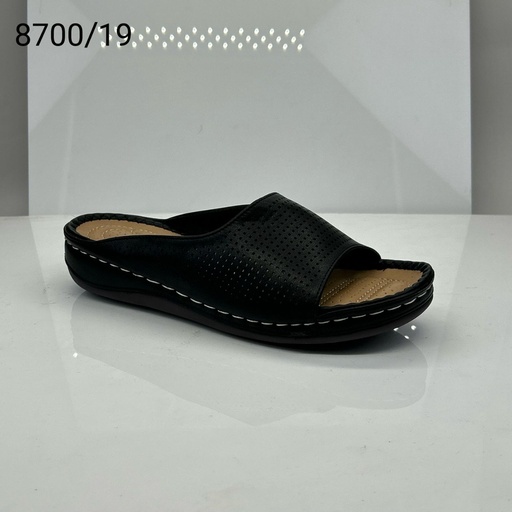 [8700/19] شبشب نسائي  8700/19  اسود    38-42   B4