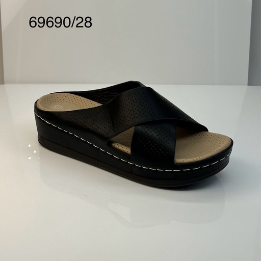 [69690/28] شبشب نسائي  69690/28  اسود    37-42   A2