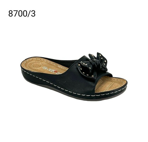 [8700/3] شبشب نسائي  8700/3  اسود    38-42      A3