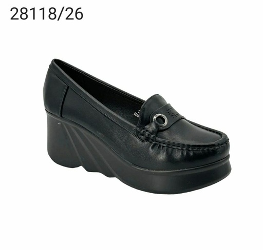 [28118/26] جزمة نسائي  28118/26  اسود    37-41      B4