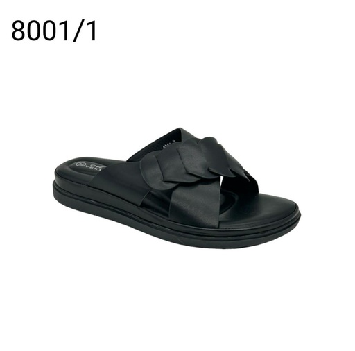 [8001/1] شبشب نسائي  8001/1  اسود    37-41      B5