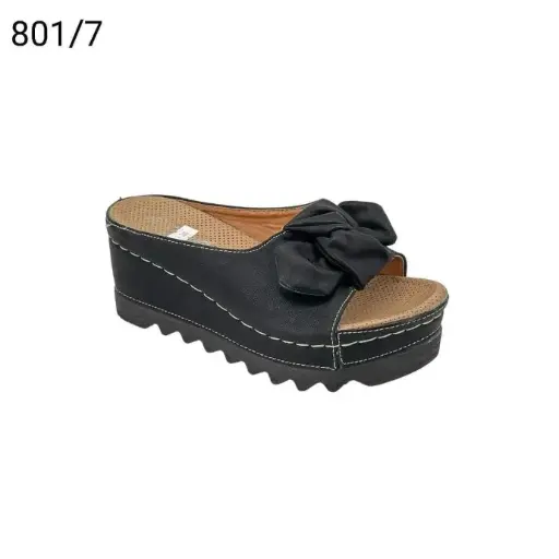 [801/7] شبشب نسائي  801/7  اسود    37-43      A3