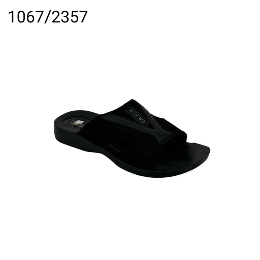 [1067/2357] شبشب رجالي  1067/2357  اسود    40-45   شد60   A4