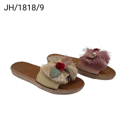 [1818/9] شبشب نسائي  1818/9  ملون وردات شد36   A5