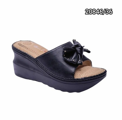 [20846/36] شبشب نسائي  20846/36  اسود    37-41      A5